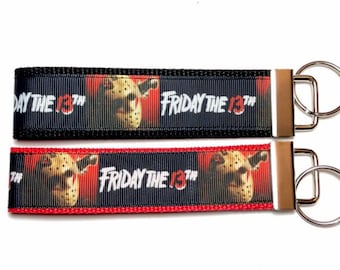 Friday the 13th Keychain, Jason Voorhees, Friday 13th, Jason keychain, Horror Keychain, Camp Crystal Lake