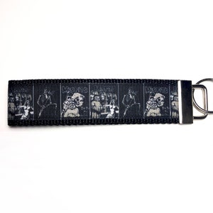 Misfits, Misfits Keychain, Die Die My Darling, Keychain Wristlet, Punk, Keychain, Crimson Ghost, Punk Rock