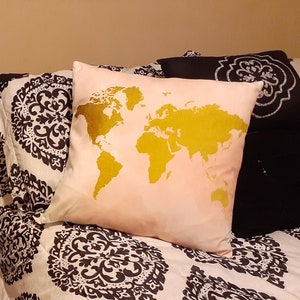 Map Print Pillow Case without insert image 5