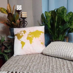 Map Print Pillow Case without insert image 2