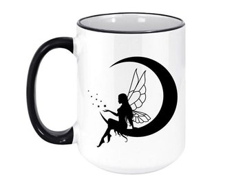 Fairy on the Moon Mug 15oz