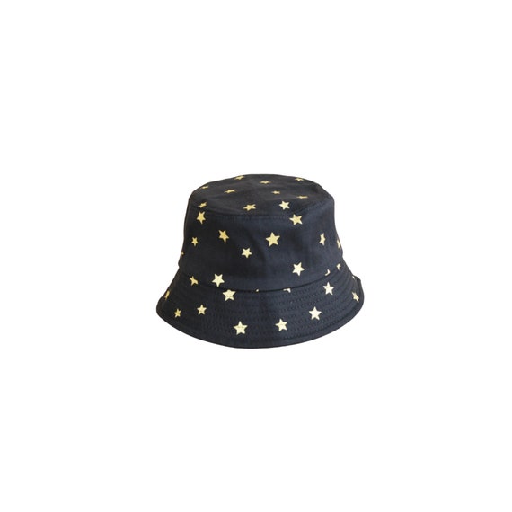 Gold Star Bucket Hat Star Hat Unisex 