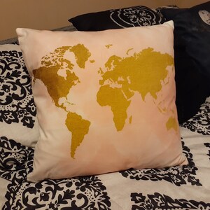 Map Print Pillow Case without insert image 6