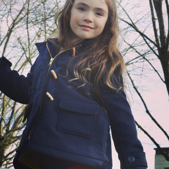 Kids Winter Wool Princess Coat Girls Thick Quilted Cotton Party Long Jacket