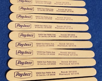 Vintage Payless Drug Store Advertising Bag and Set 15 Emery Boards