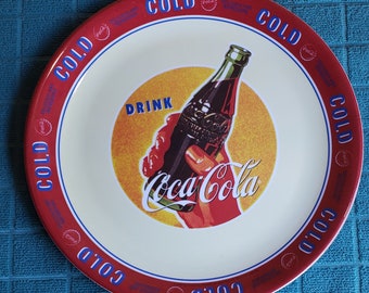 Vintage Gibson "Drink Coca Cola" 10.5" Melamine Plate