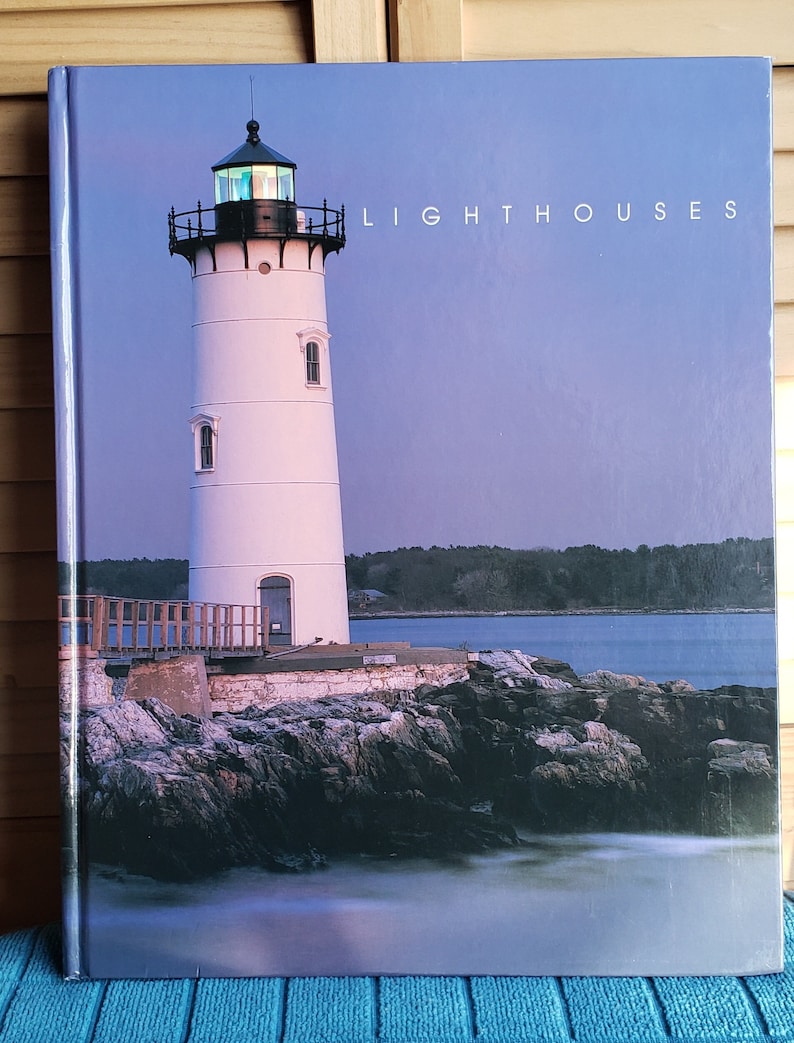 Vintage Lighthouses Coffee Table Book Michael N. Vogel HB Etsy