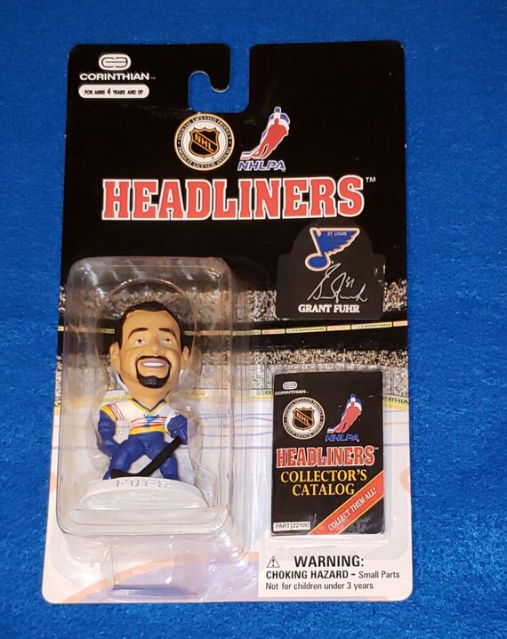 Vintage 1997 Grant Fuhr NHL Headliners Mini 3 Sport Etsy