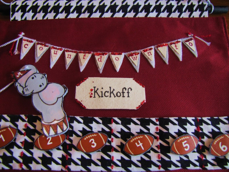 Football Countdown to Kickoff Calendar Etsy