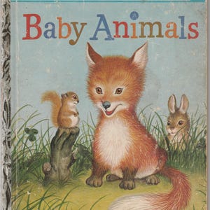 Baby Animals Little Golden Book Garth Williams 1956 274 A Edition