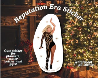 Taylor Reputation Outfit Sticker - Rep Eras Sticker - Snake Rep TV Sticker