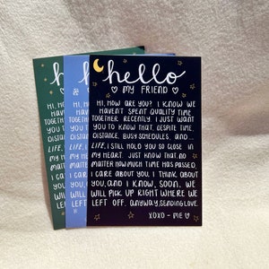 Tu me manques : cartes postales pour amis - Cartes interurbains