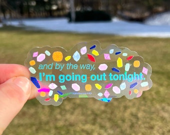 Bejeweled Suncatcher - 4” Midnights Inspired Suncatcher - eras tour sticker - Swift Sticker - rainbow maker