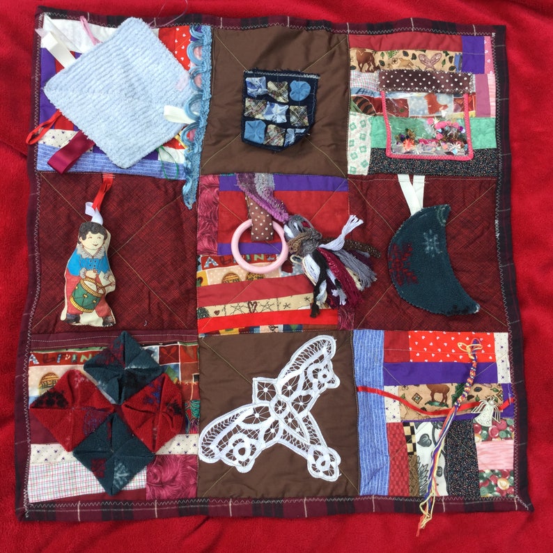 Fidget Quilt/Sensory Blanket Little Angel Etsy