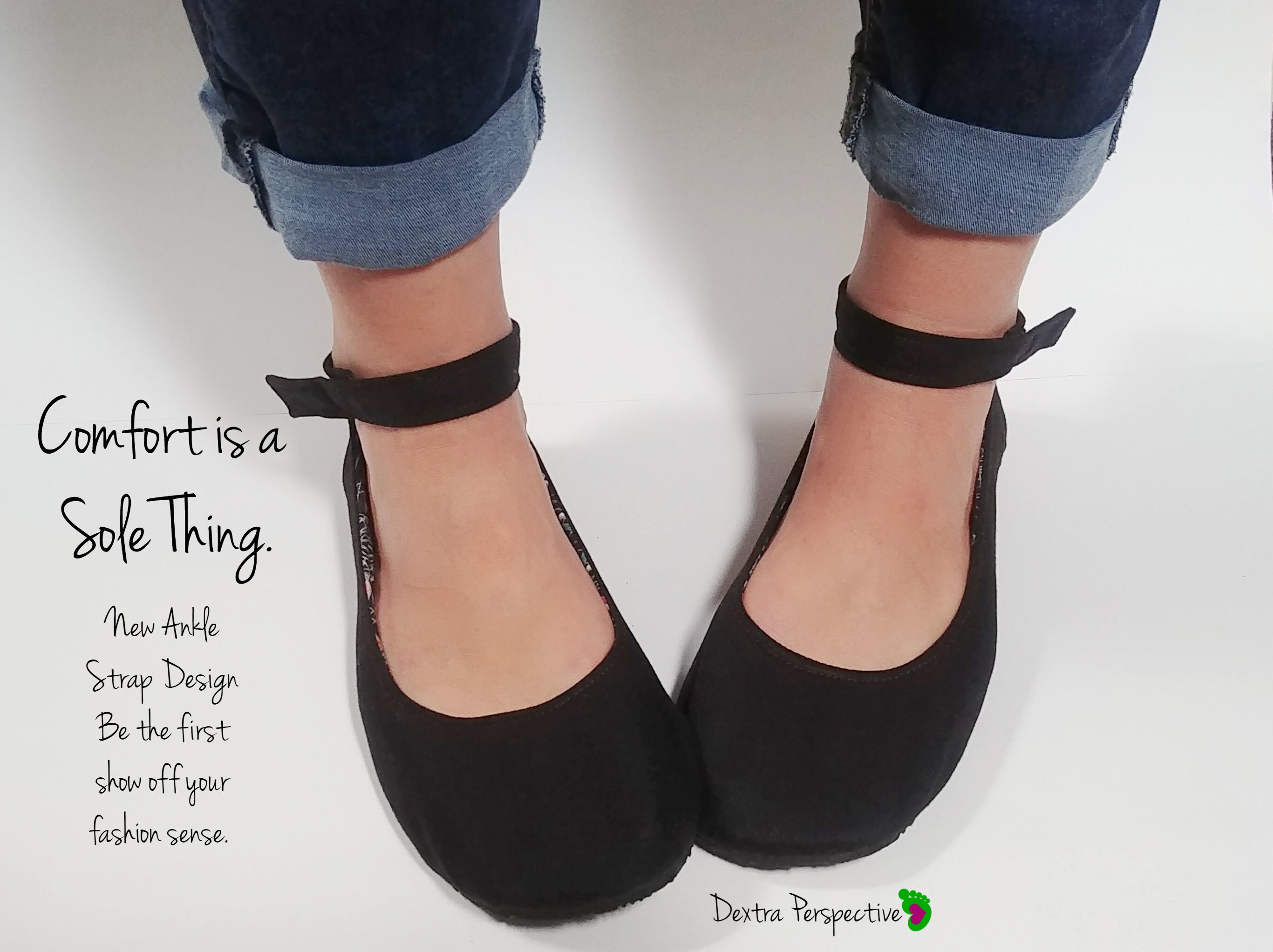 flats with ankle wrap