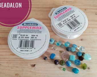 Beadalon, Supplemax, Clear, 0.25 mm (.010 inches), 50 meters (164 feet)
