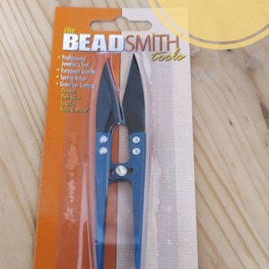 Die Beadsmith-Fadenschere mit flacher Nase 10,5 cm