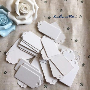 Scrapbooking: LOTTO 10 mini tag/etichette per articoli