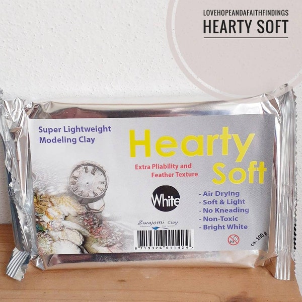 Padico Hearty Soft White pâte ultra légère autodurcissante 100gr