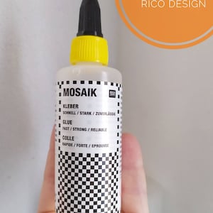 Mosaik colla forte asciugatura rapida per mosaico Rico design 74gr