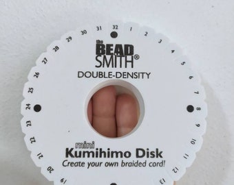 BeadSmith MINI KUMIHIMO DISque 11mm 14mm 20mm Carré Rond