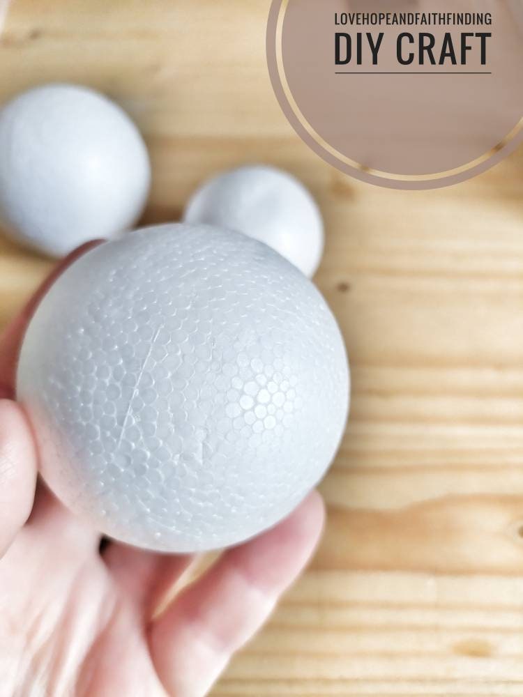 Spheres Round Ball Polystyrene Foam Supplies Crafts 40/50/60mm - Etsy