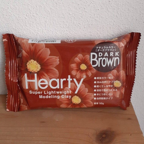 Padico Hearty Brown pâte autodurcissante ultra légère 50gr