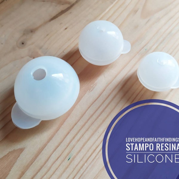 Stampo in silicone per resina 20mm 25mm 30mm