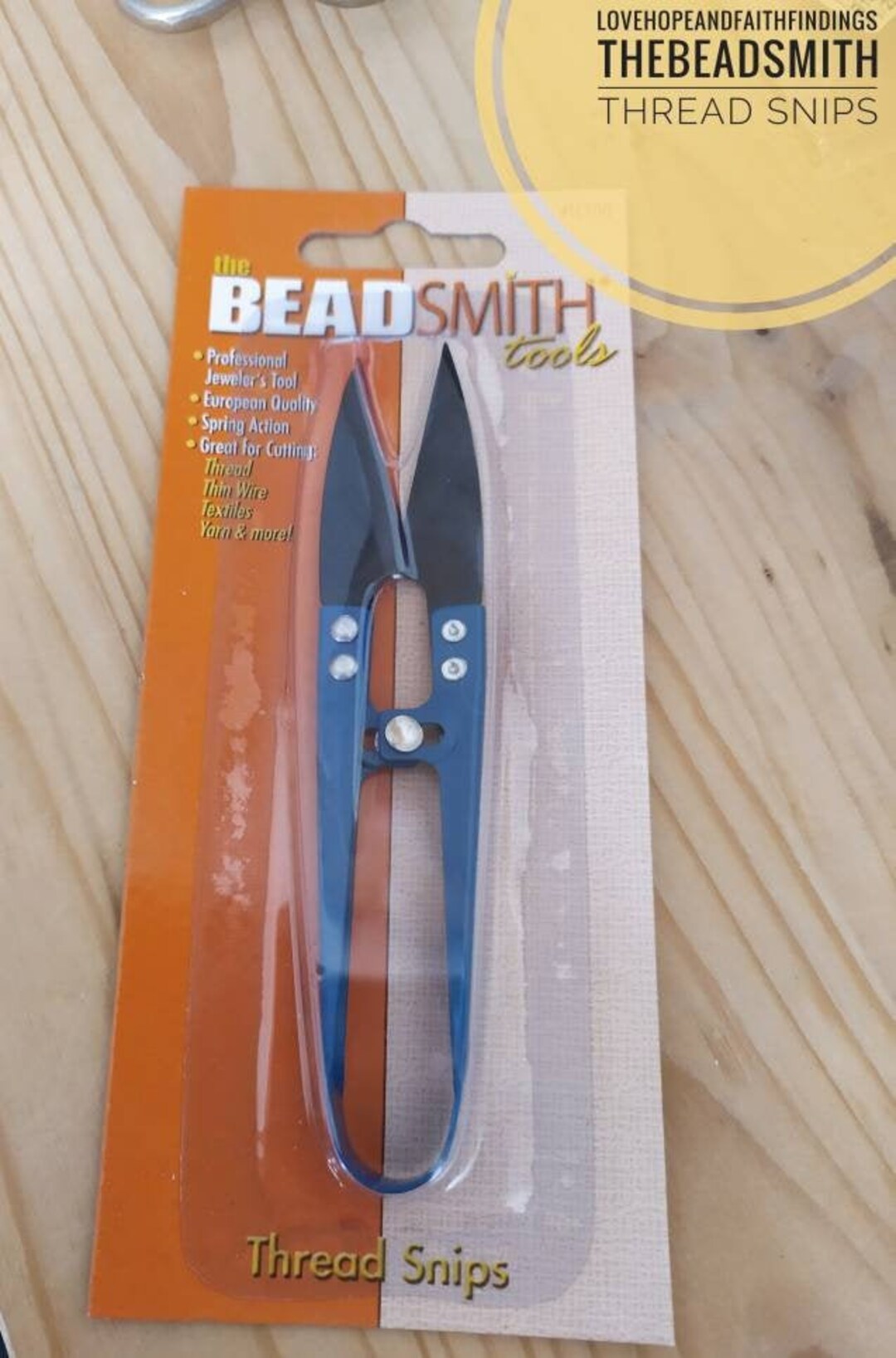 The Beadsmith Thread Snips With Flat Nose 10.5cm Etsy
