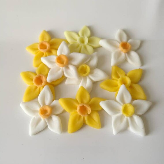 Baking Accs Cake Decorating Home Garden 12 Daffodils Edible