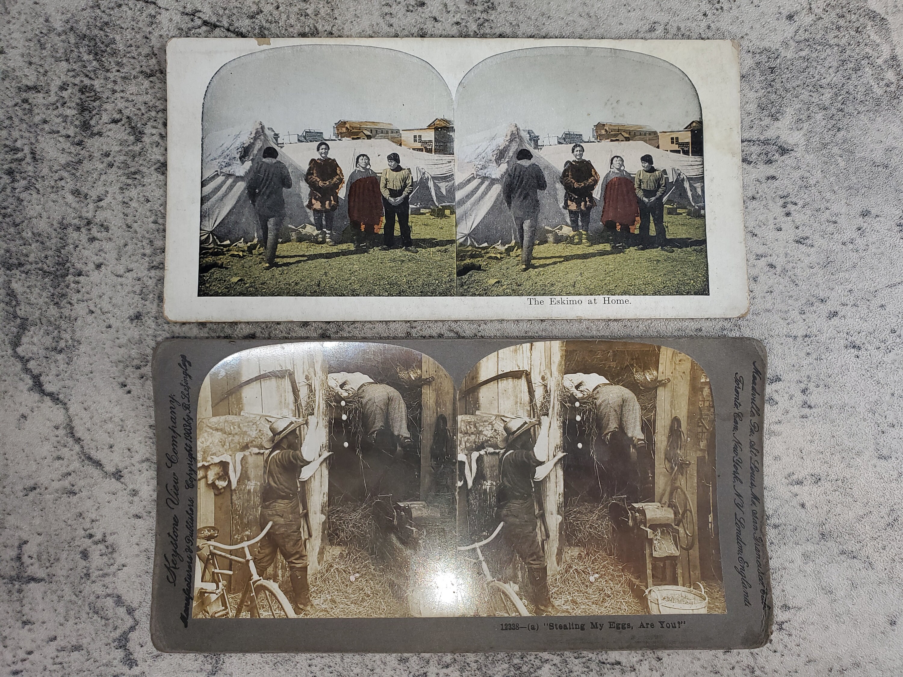 Vintage Collection Of 9 Stereoscope Cards/Images Everyday | Etsy