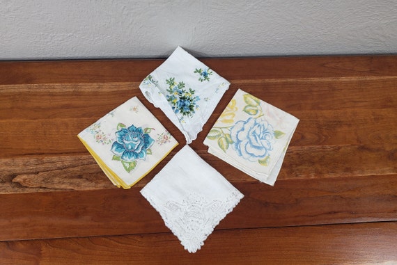 Set of 10 Vintage Handkerchiefs - image 4