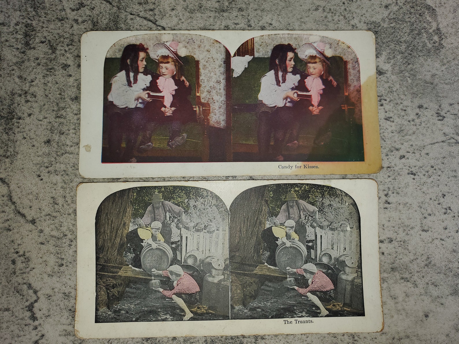 Vintage Collection Of 9 Stereoscope Cards/Images Everyday | Etsy