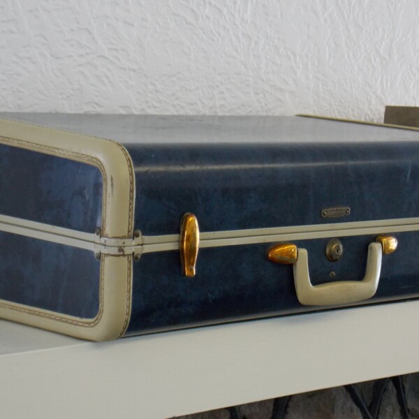 1950's Vintage Samsonite Hard Luggage Suitcase