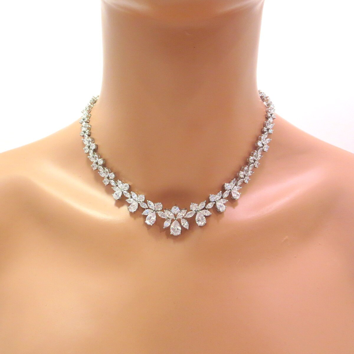 Rose Gold Bridal Jewelry SET Bridal Necklace and Earring Set Etsy Canada