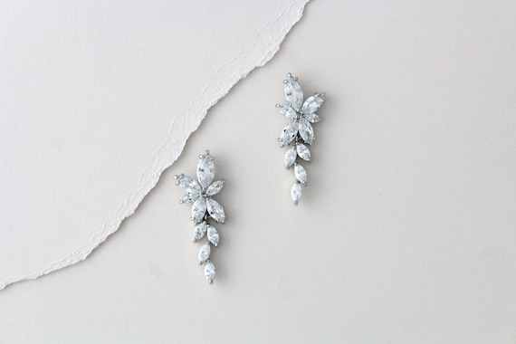 Bridesmaid shop earrings etsy