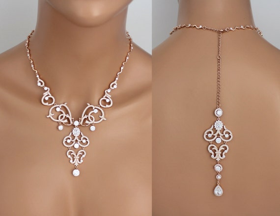 Turquoise Dew Back Necklace Boho Necklace Teardrop Jewelry Women | Fruugo UK