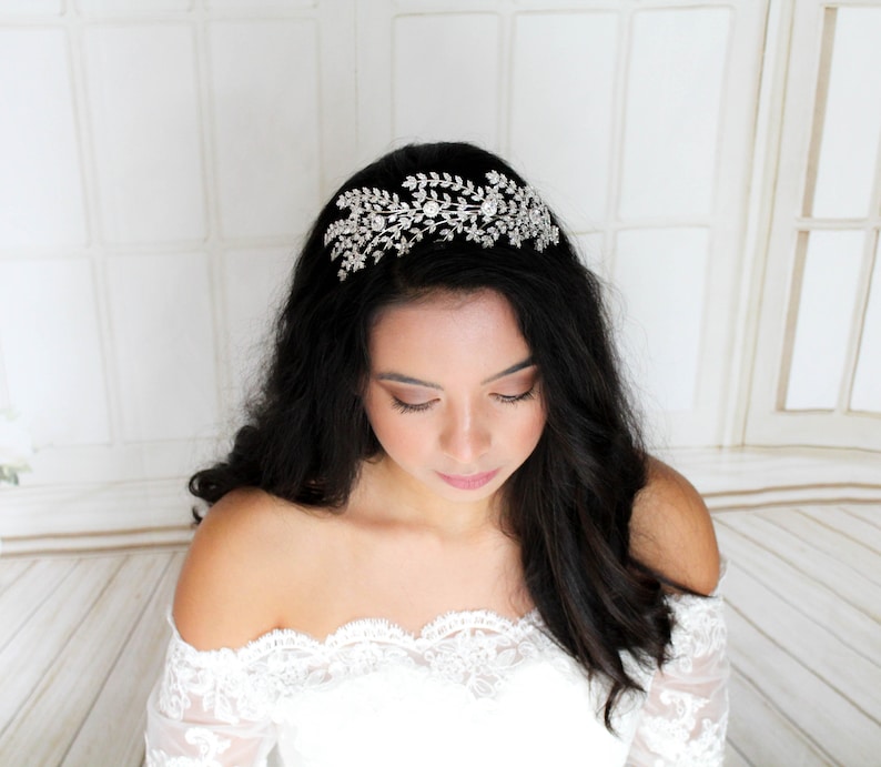 Bridal Hair Piece Bridal Tiara Wedding Hair Accessories Etsy