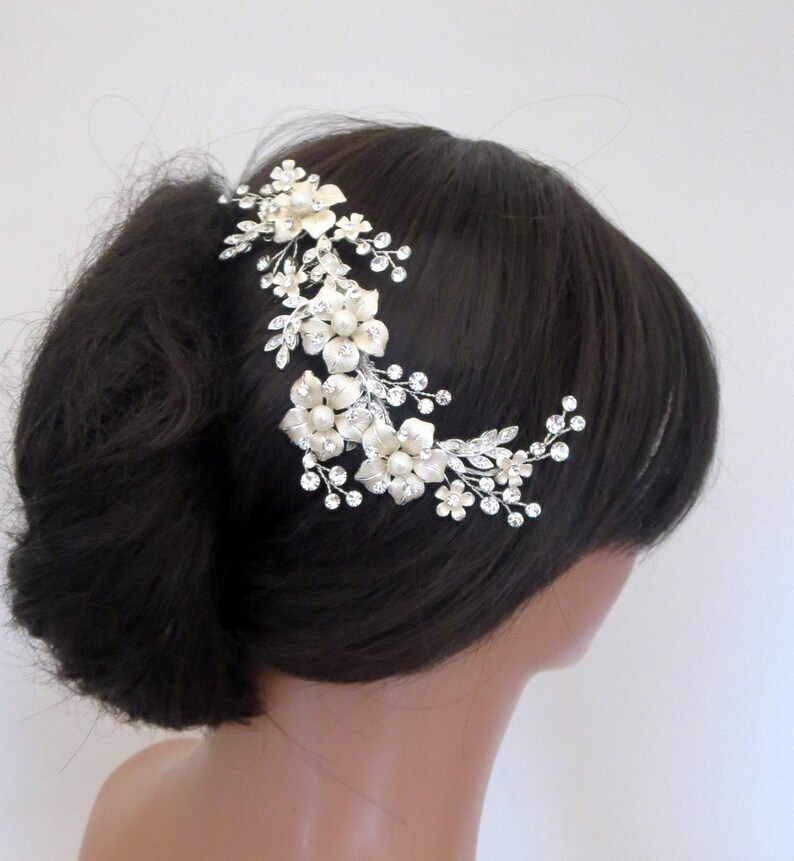 Gold hair comb Gold headpiece Wedding hair accessory Bridal hair comb Wedding headpiece Bridal hair vine Leaf hair comb Head piece