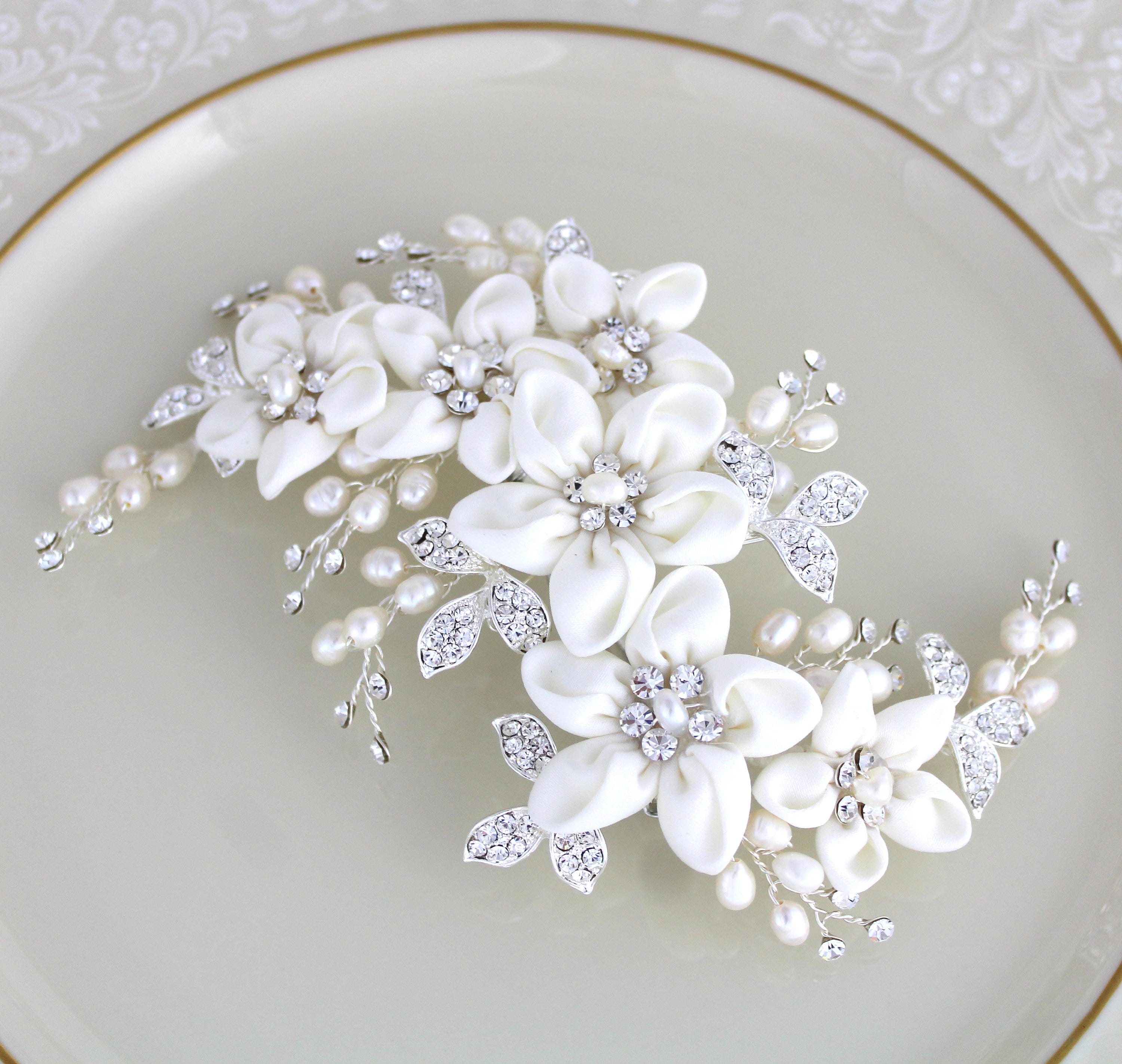 Bridal Hair Clip Bridal Headpiece Wedding Hair Accessory Etsy