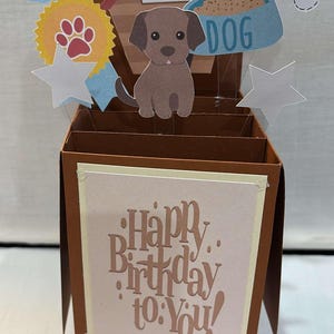 Dog Lover card in a box