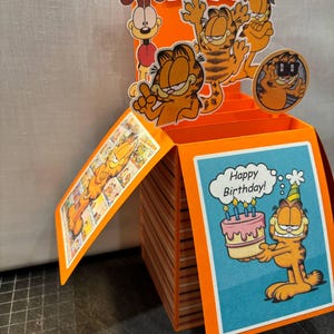 Garfield inspired card in a box