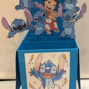 Stitch themed Card in a box