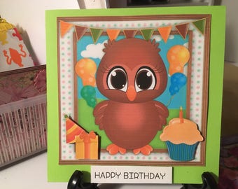 Birthday card for children