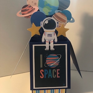 3D Pop Up Custom Card outer space