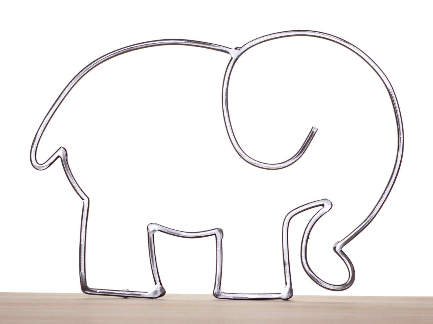 Metall-Elefant Elephant Umriss Elefant Skulptur Metall | Etsy
