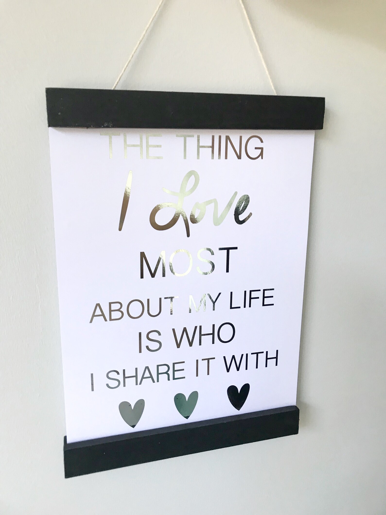 Copper Print // Copper Quotes // Love You // Stars // Copper Etsy