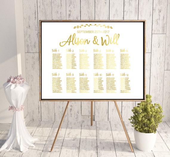 Create Wedding Seating Chart