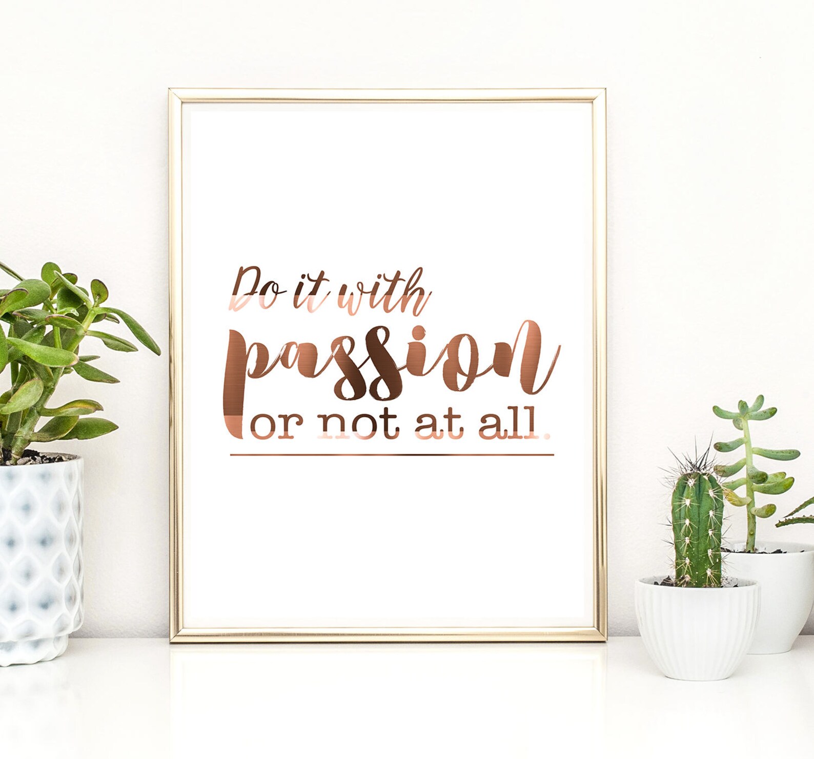 PRINTS // POSTERS // Real Copper Foil Art // Do It With Etsy