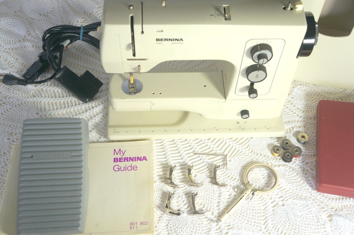 Vintage Bernina 801 MaticElectronic Sewing Machine with Etsy